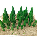 25X Mix Size Model Trees for Train Railway Landscape Scenery Decor