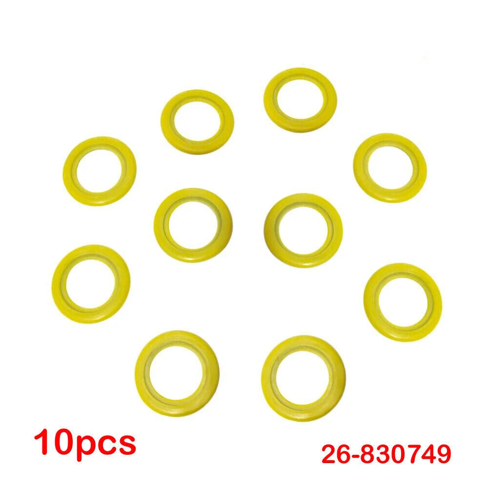 10Pcs Mercury Mercruiser Gear Case Lube Oil Drain Plug Washer Gasket 26-830749