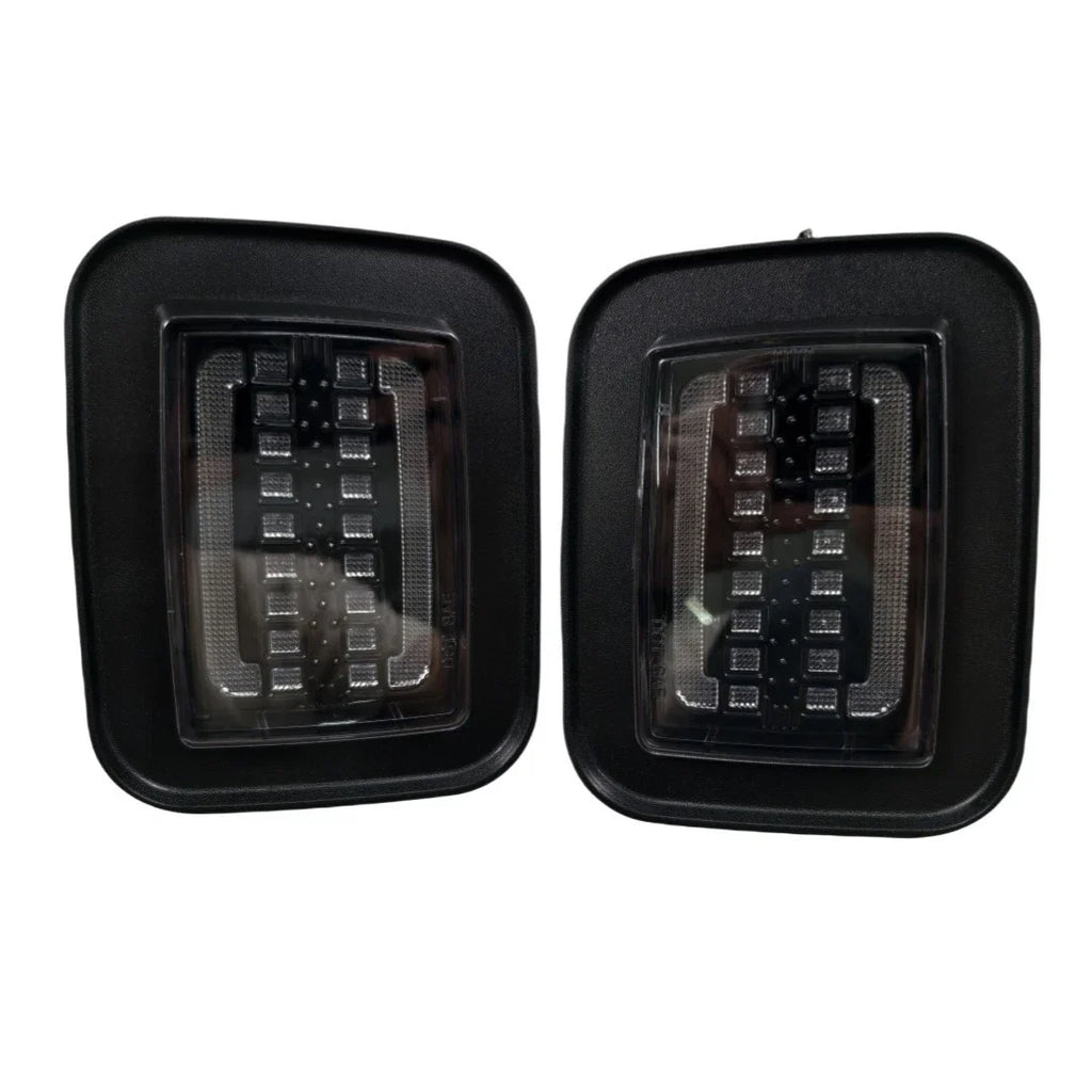 Pair Clear LED Front Corner Turn Signal Parking Light for Hummer H2 (2003–2009)