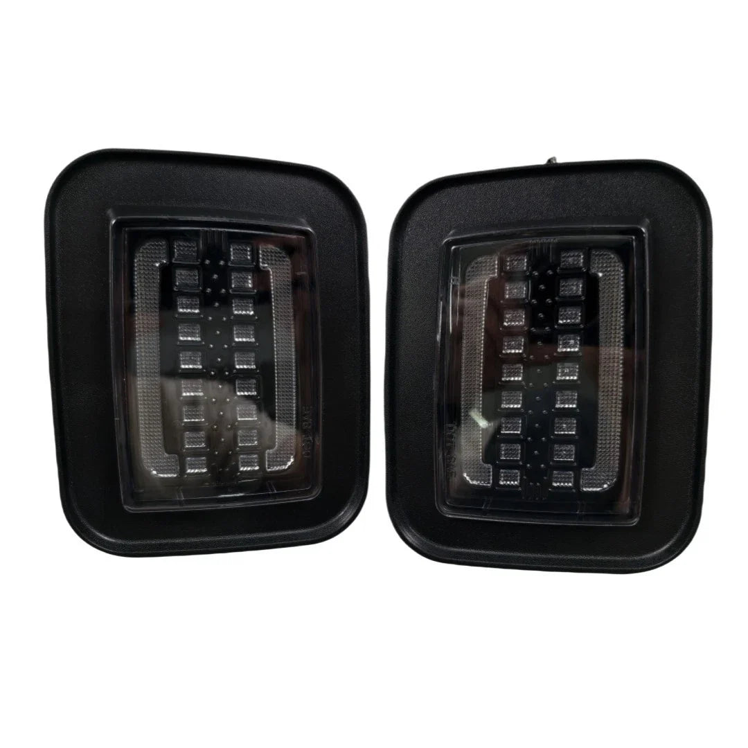 Pair Clear LED Front Corner Turn Signal Parking Light for Hummer H2 (2003–2009)
