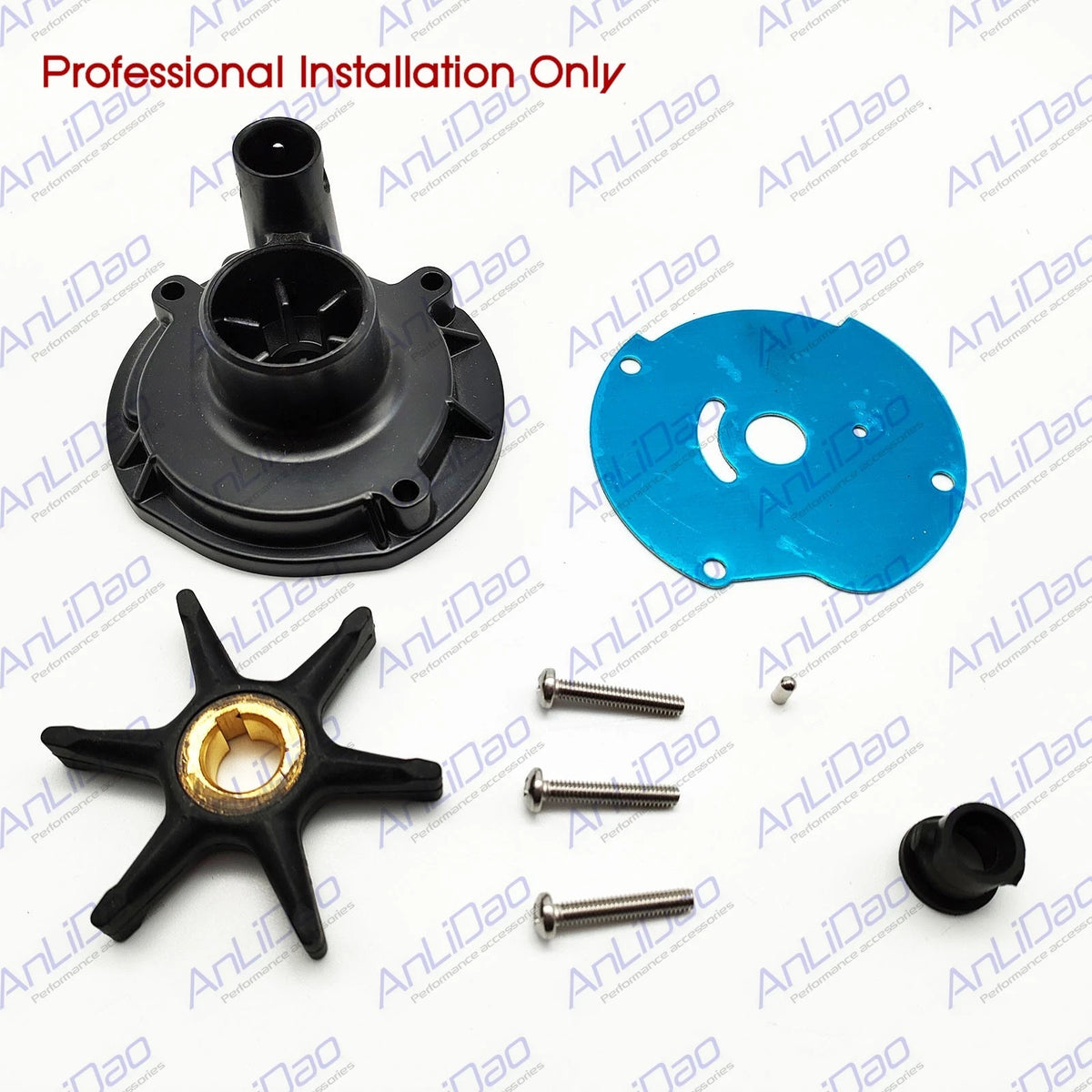 Johnson Evinrude OMC 10-25 Water Pump Impeller Kit with Housing 0382468 382468