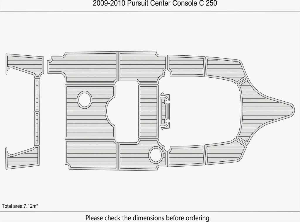 EVA Pad Floor Mat for Pursuit C 250 (2009)