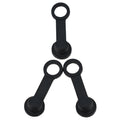 8Pcs Black Car ATV Caravan Rubber Brake Bleed Nipple Grease Cap Dust Cover Engla