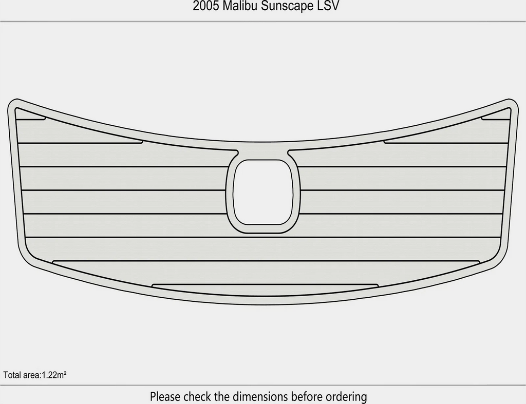 EVA Foam Pads for 2005 Malibu Sunscape LSV (2005) - Teak Deck Mat