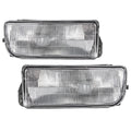 Pair of Fog Light Lamp Housing Lens for BMW E36 3-Series (1992–1998)