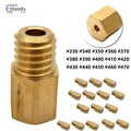 15X Hex Type Main Jets for Mikuni VM/TM/TMX Carburetor (330-470)