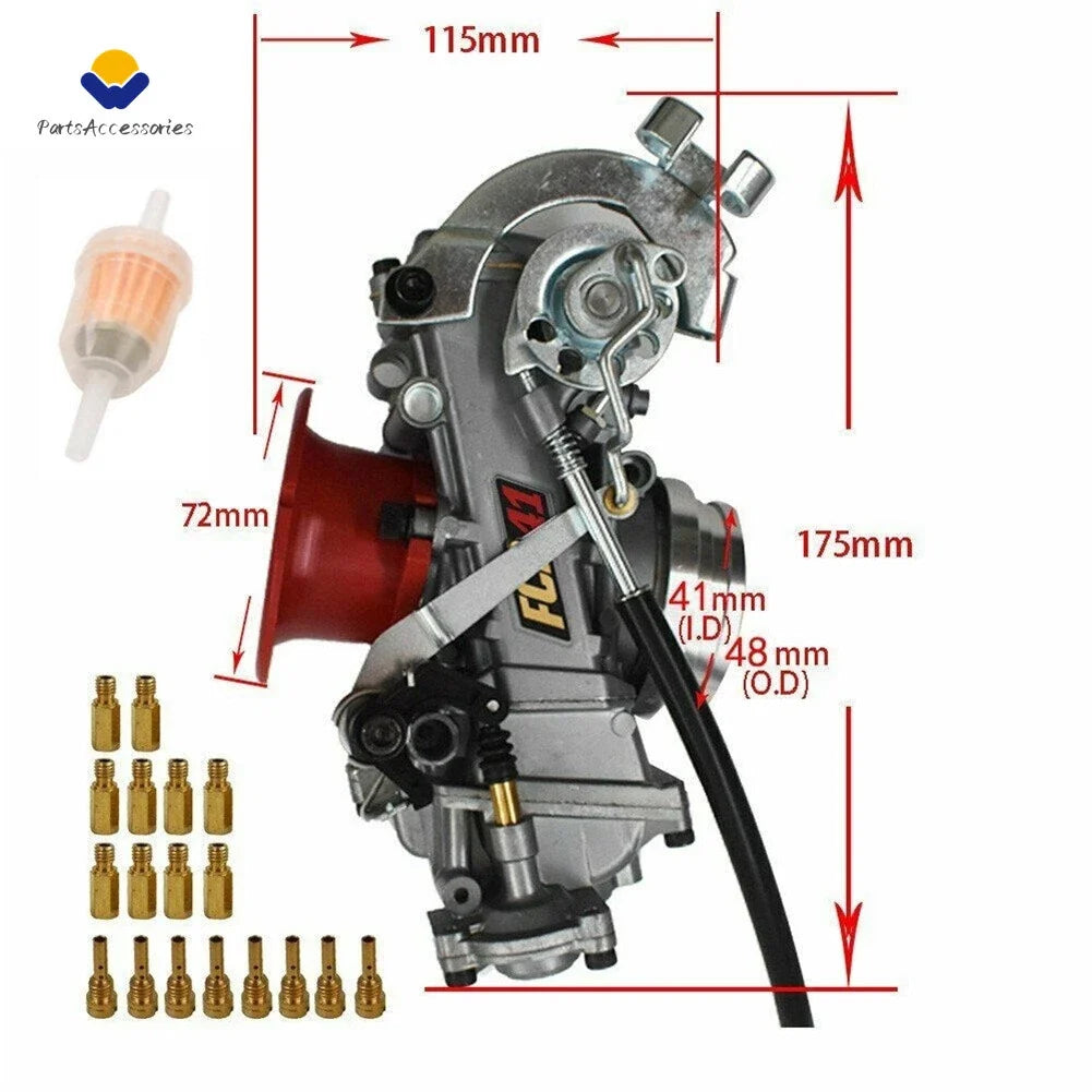 FCR41 Slant Side 41mm Racing Carburetor for Honda XR650 (2000–2007)