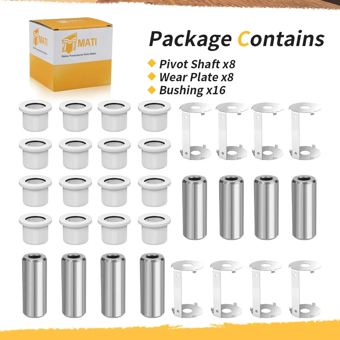 A Arm Bushing Kit for Can-Am Maverick 1000R / 1000R Max (2013–2018)