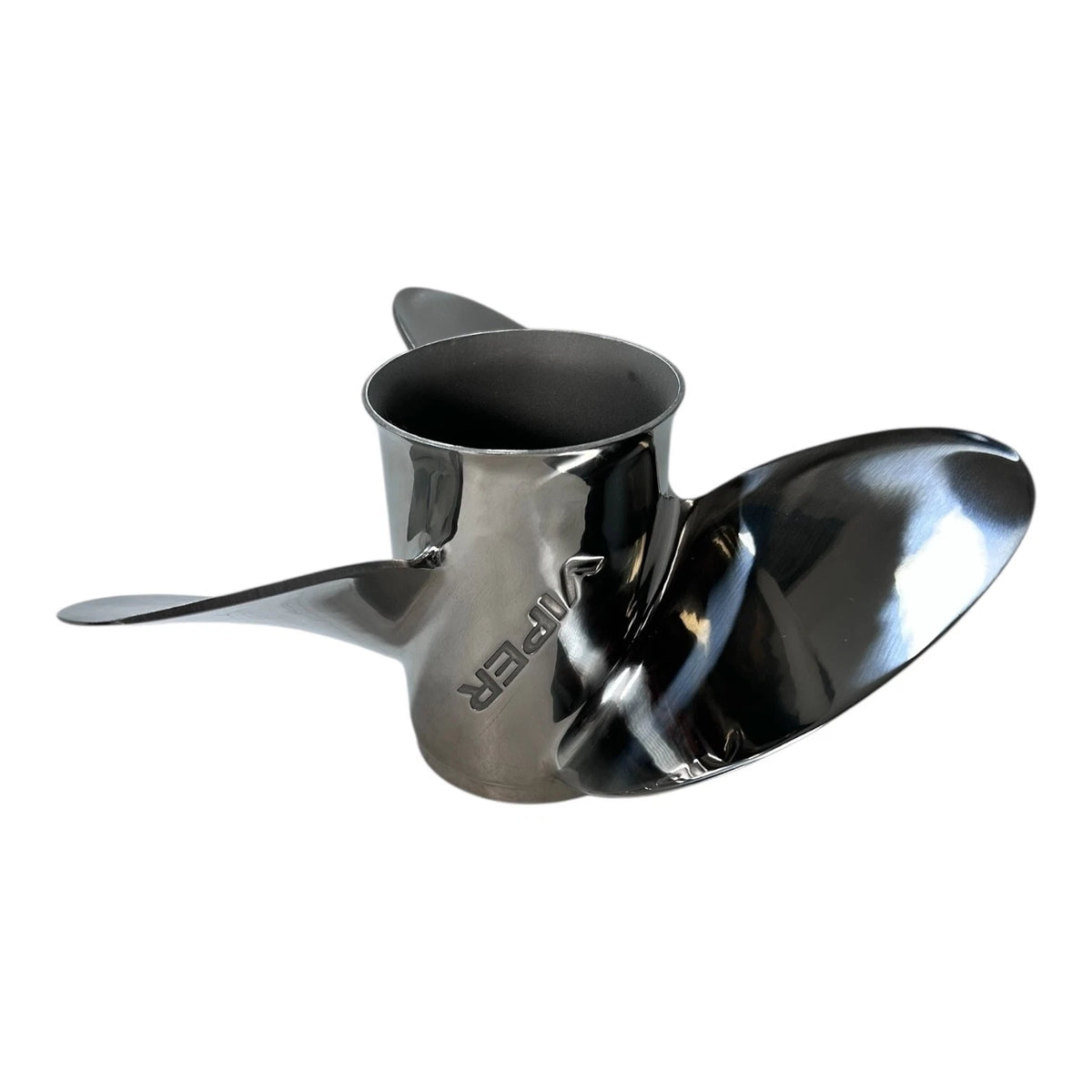 Evinrude Johnson 3 X 14 3/4 X 19, Viper Stainless Steel Propeller 763918 - RH