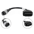 OBD2 6 Pin Diagnostic Plug Adapter for Suzuki Motorcycle Scooter ATV (T9)