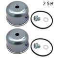 2X Carburetor Float Bowl Set for B&Stratton (495933, 494378, 693614)