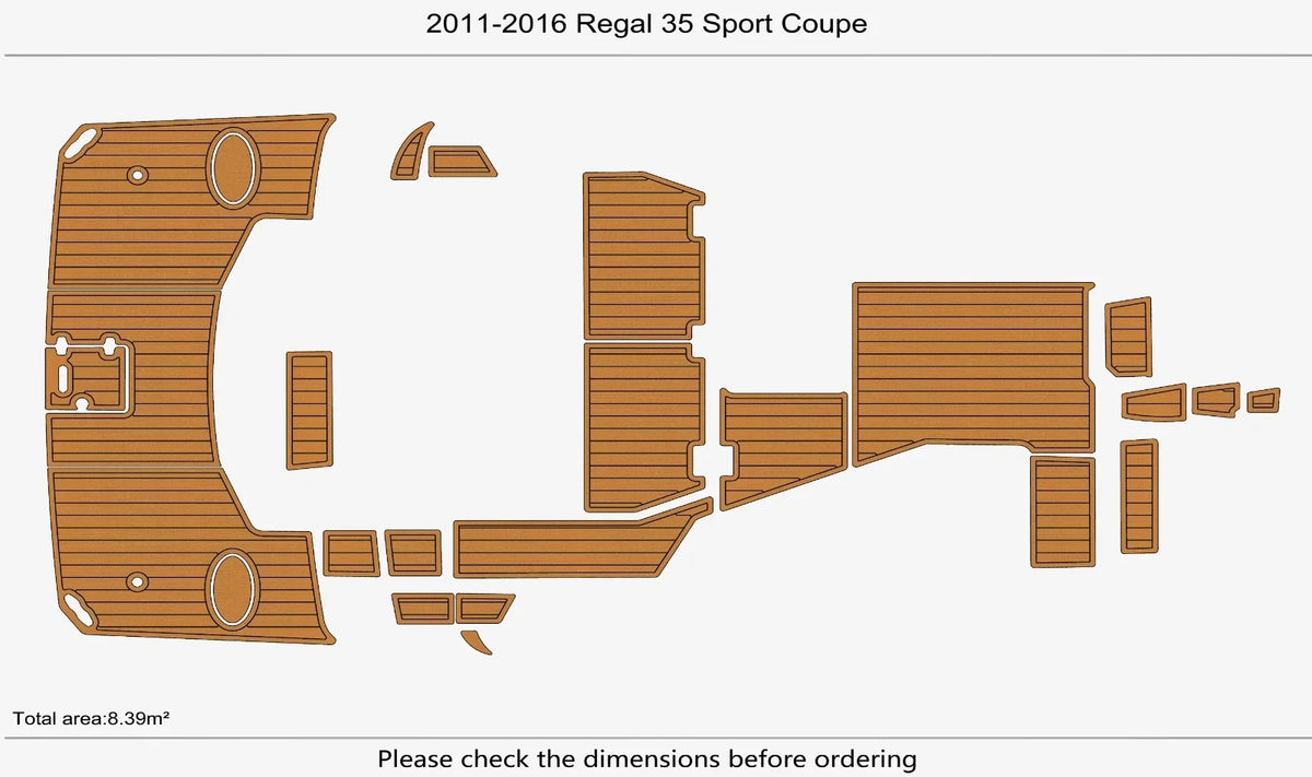 Seadek Swim Platform Pad for Regal 35 Sport Coupe (2011)
