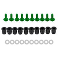 10 Pack Wind Screen Shield Screws & Washers for Motorcycle (M5x16mm)