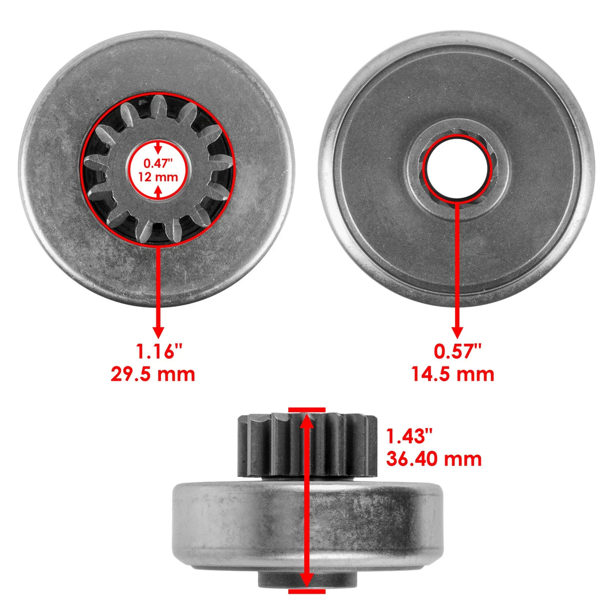Starter & Drive Bendix for Seadoo GTI Rental 130 (2008–2010)