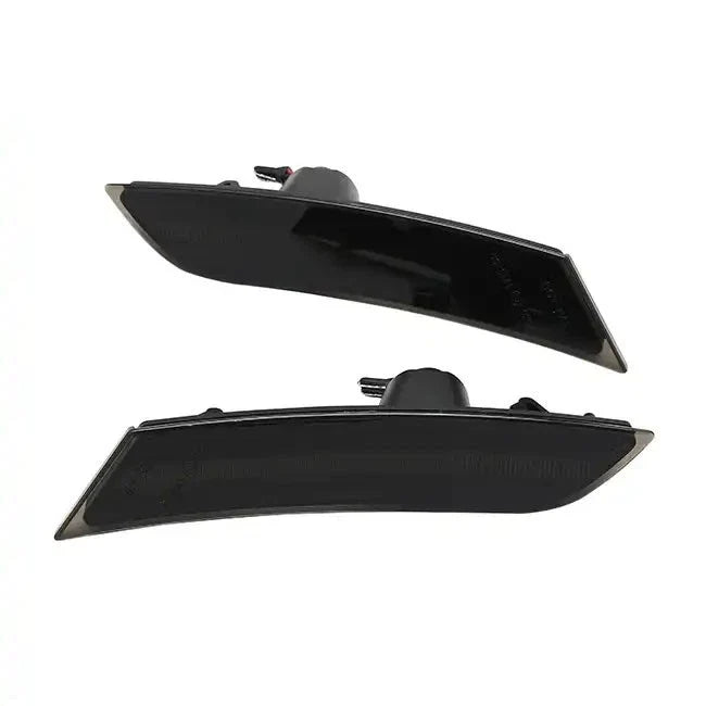 2X Smoke Amber LED Front Bumper Side Marker Lights for Cadillac XTS (2013–2017)