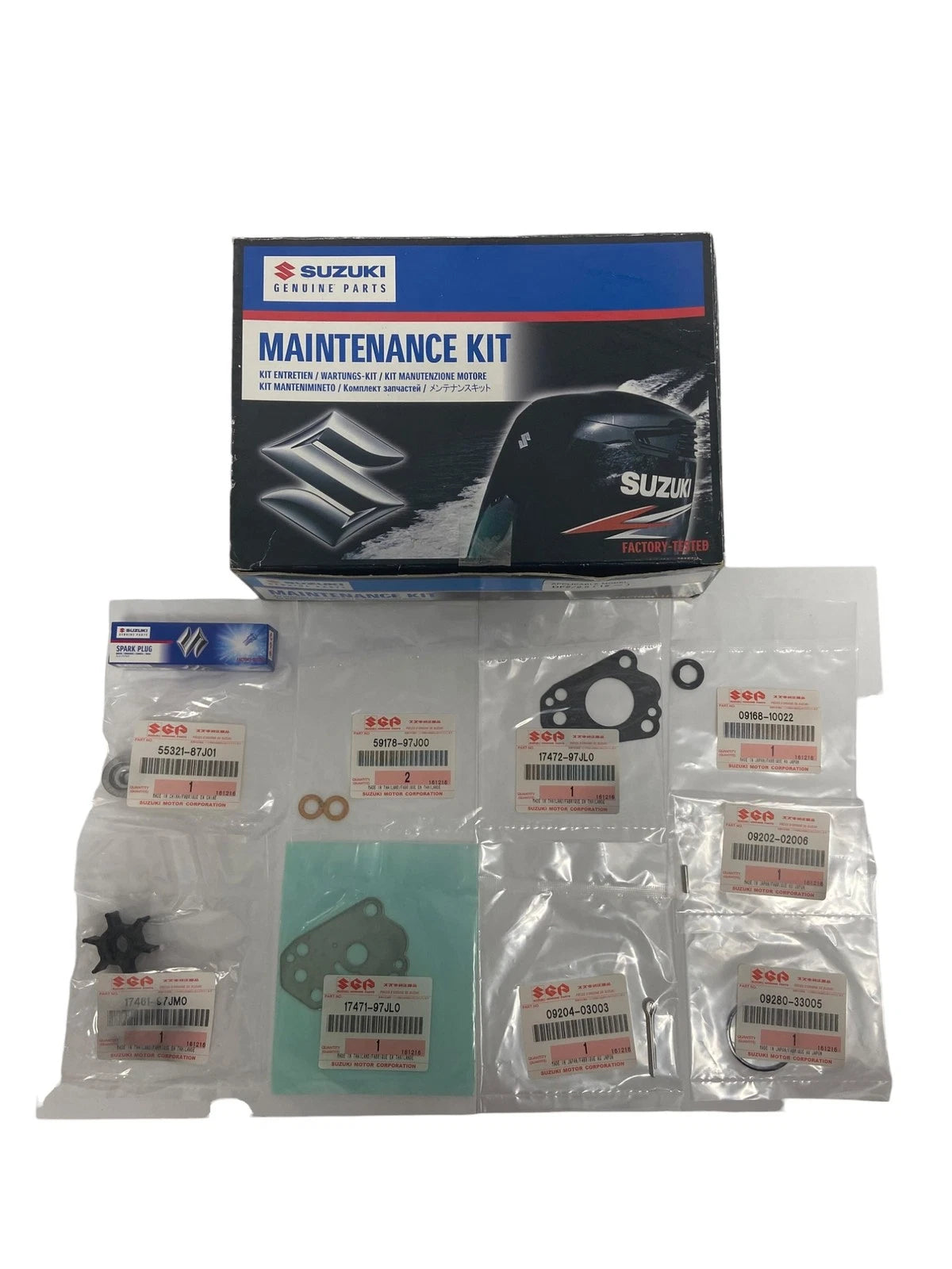 Suzuki 17400-97810, Maintenance Kit Assembly DF2/2.5 ('12 ) OEM