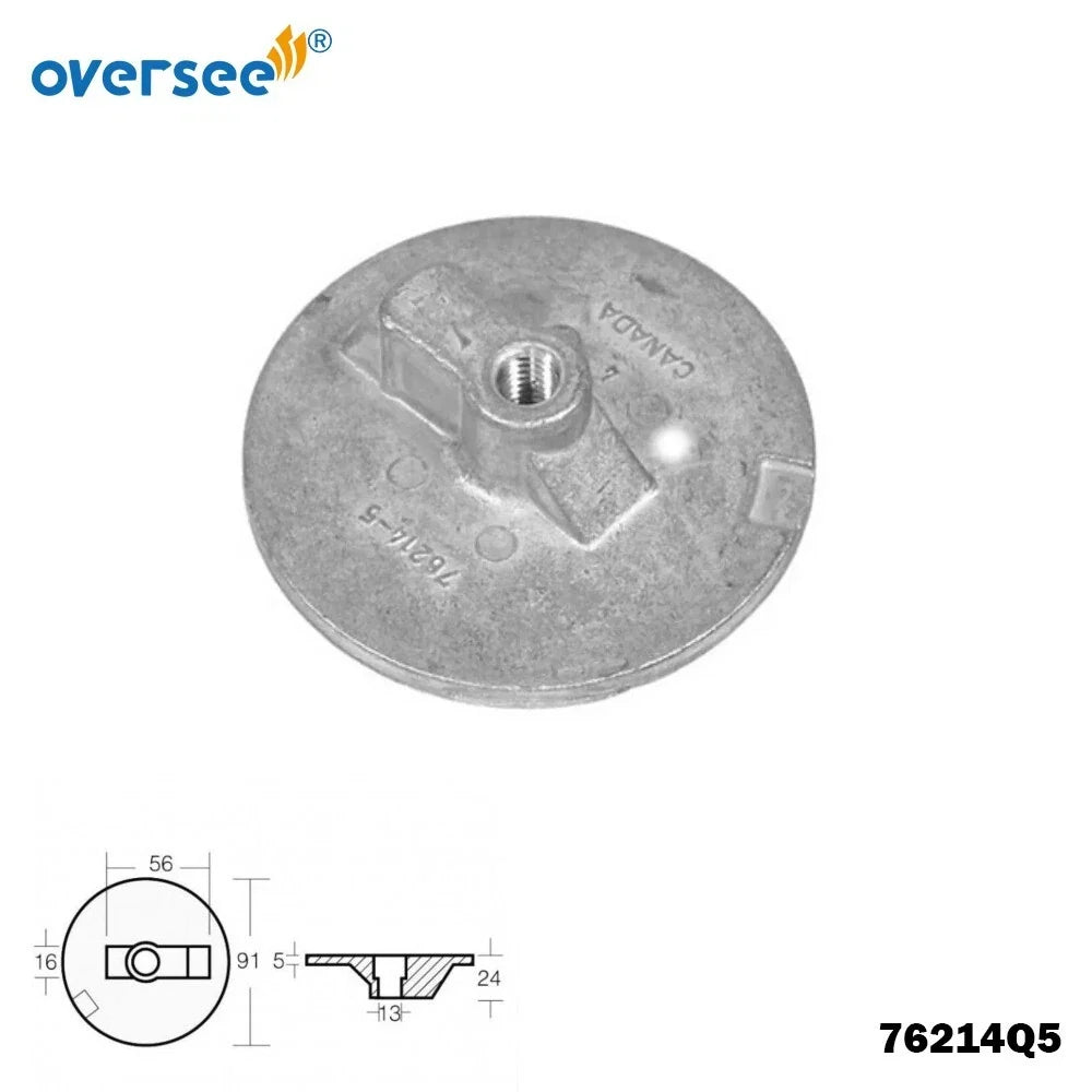 Zinc Anode Kit 8M0126671 for Mercury Marine Verado L6 (225–300HP)