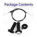 7/8inch Throttle Cable Handle Grip Assembly Black Motorcycle Useful