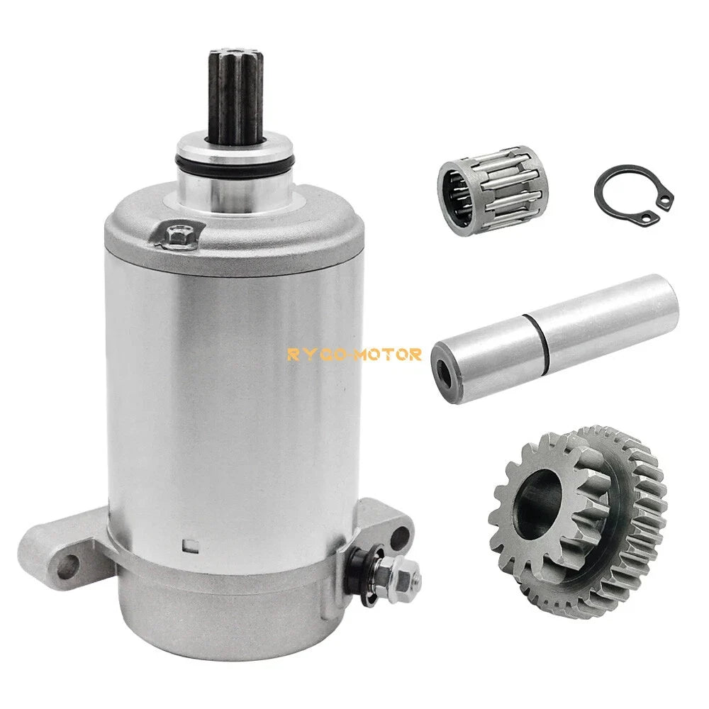 Starter Motor 9T & Idler Gear 15T/34T for Yamaha Big Bear 400 (2000–2012)