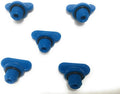 Set of 5 Blue Drain Plug Kit for Mercruiser (8M2000874, 22-806608A1)