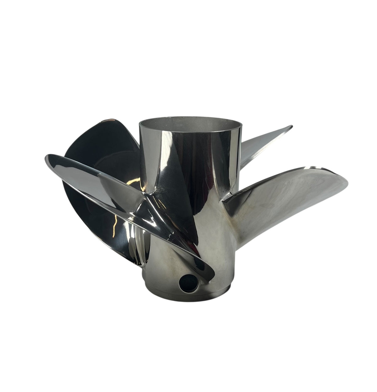 Mercury 4 X 14.6 X 19.5P LH, Rev 4 XP Pro Finish, SS Propeller,, OEM