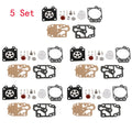Set of 5 Carburetor Gaskets for Walbro 43CC 52CC (40-5/44F-5 34F 36F 139F)