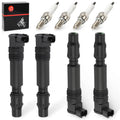 Set of 4 Ignition Stick Coils Iridium for Honda CBR954RR (2002–2003)