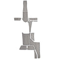 2020 Monterey 258 SS Boat Non-Skid Cockpit Mats - SeaDek Gray (kit)