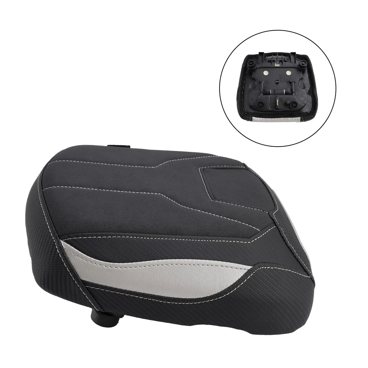 Rear Passenger Seat Pillion Saddle Flat Gray for Yamaha Tracer 9 GT (2021–2023) A9