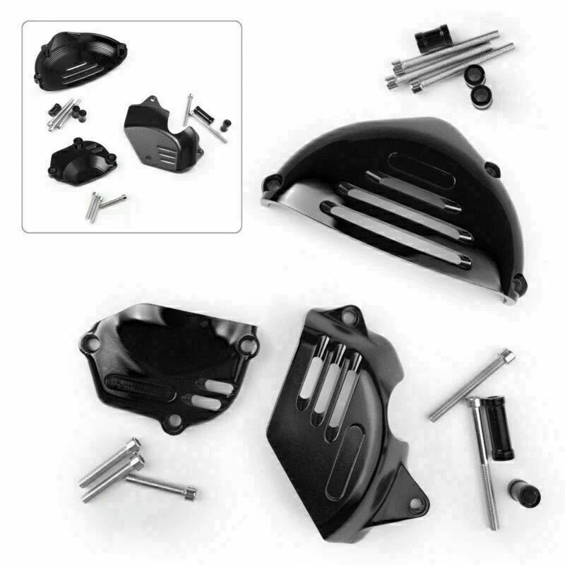 Engine Guard Sprocket Chain Case Stator Cover for Kawasaki Z900RS (2017–2018)