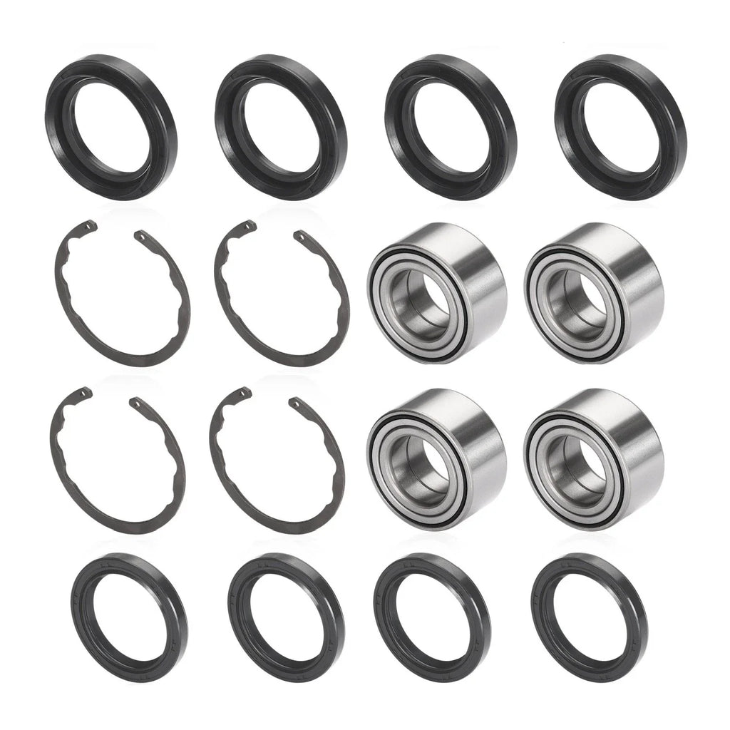 4X Wheel Bearing w/Circlip for Kawasaki Bayou Prairie 300 400 (1990–2004)