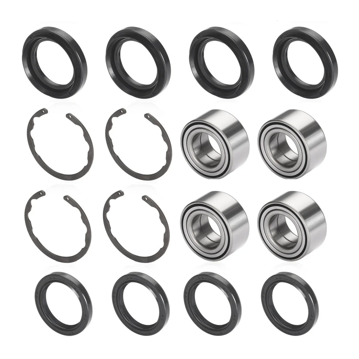 4X Wheel Bearing w/Circlip for Kawasaki Bayou Prairie 300 400 (1990–2004)