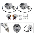 Headlight Lamp Spotlight for Motorcycle (Universal, Chrome)