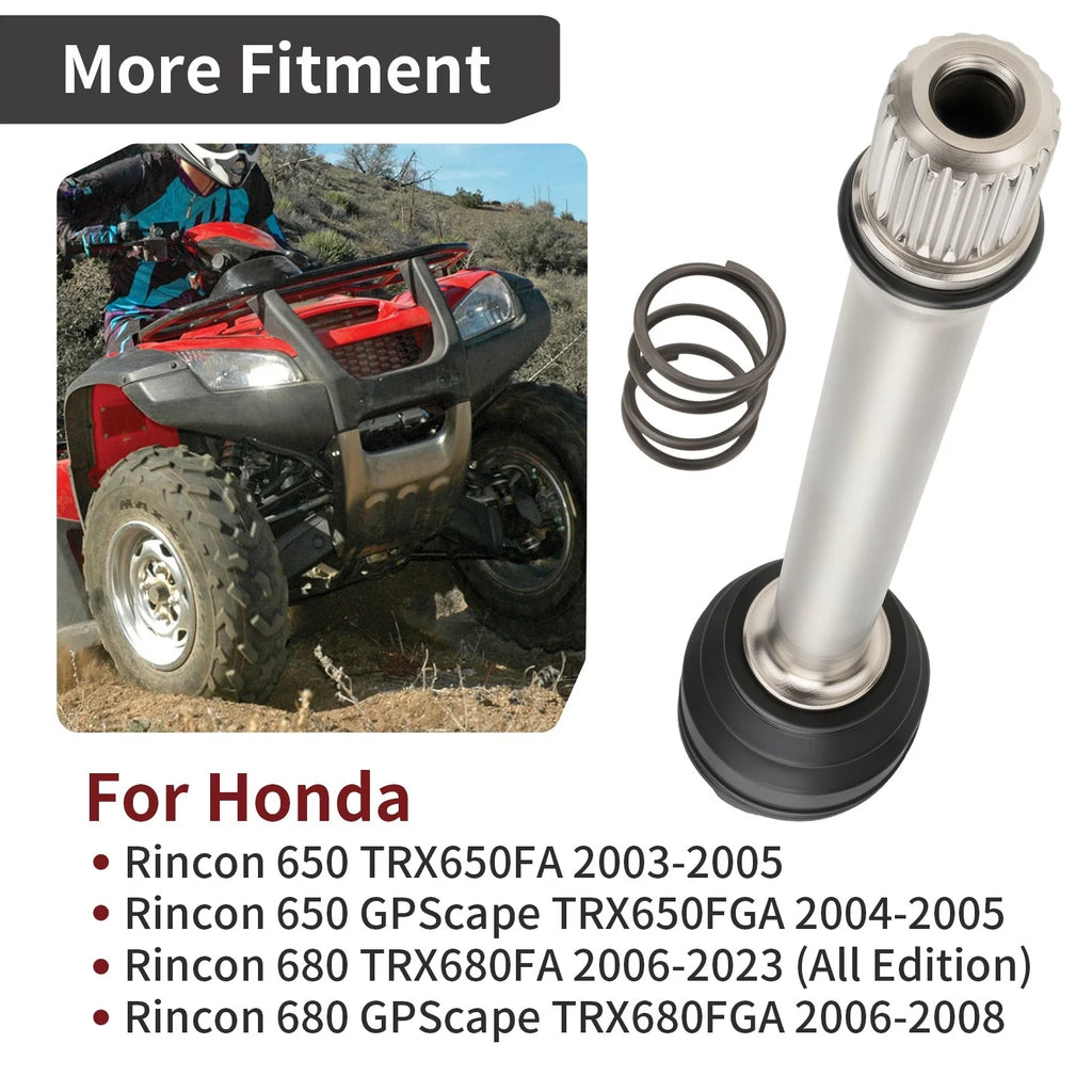 Rear Propeller Shaft for Honda Rincon 650 680 TRX 650 680 (2003–2023) 40200-HN8-000