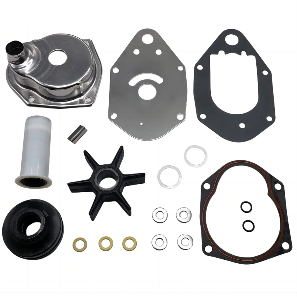 Water Pump Impeller Kit for Mercury Outboard 40-60 HP (1991–Present) 46-812966A12