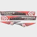 Lowe Boat Graphic Decal Stickers 2340149 - Favorite 198 USA (set of 4)