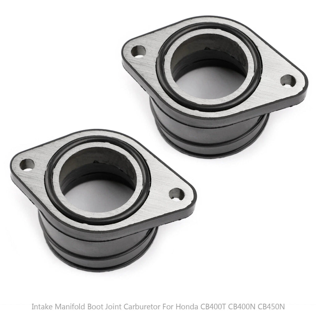 2Pcs Carburetor Intake Manifold Boots for Honda CB400 (1977–1979)