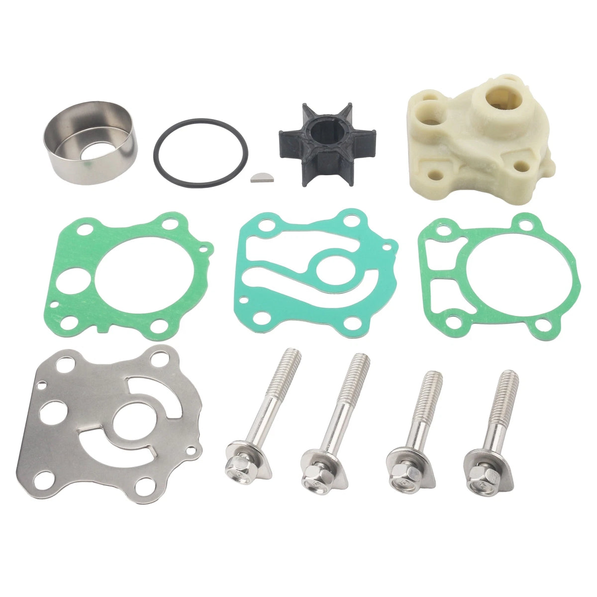 6H3-W0078 Water Pump Impeller Repair Kit for Yamaha Outboard T50 F50 50 60 70 HP