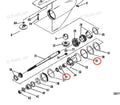 Lower Unit Oil Seal & O-Ring Set for Mercruiser Bravo II (821092, 25-34821)