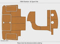 EVA Pads for Silverton 42 Sport Fish (1994) - Teak Deck Floor