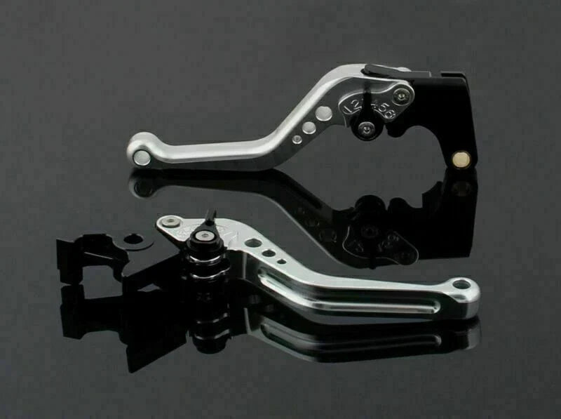 Short Brake Clutch Levers for Aprilia RSV4/RSV4 Factory (2009–2014) Silver T9