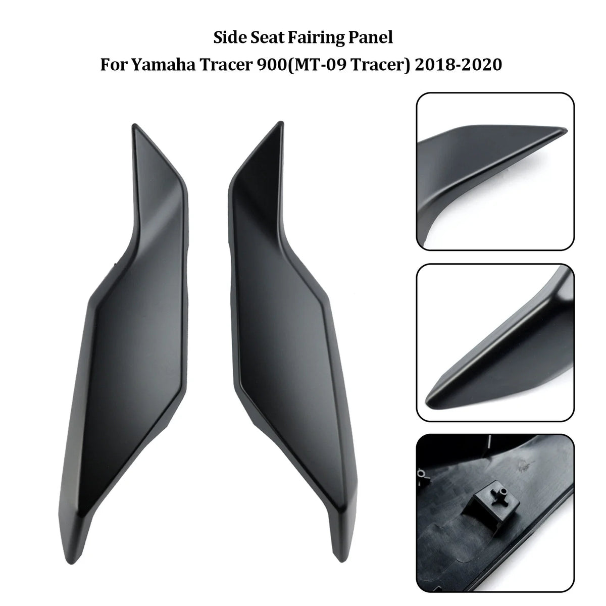 Rear Tail Side Seat Fairing Panel for Yamaha Tracer 900/GT (2018–2020) Matte Black