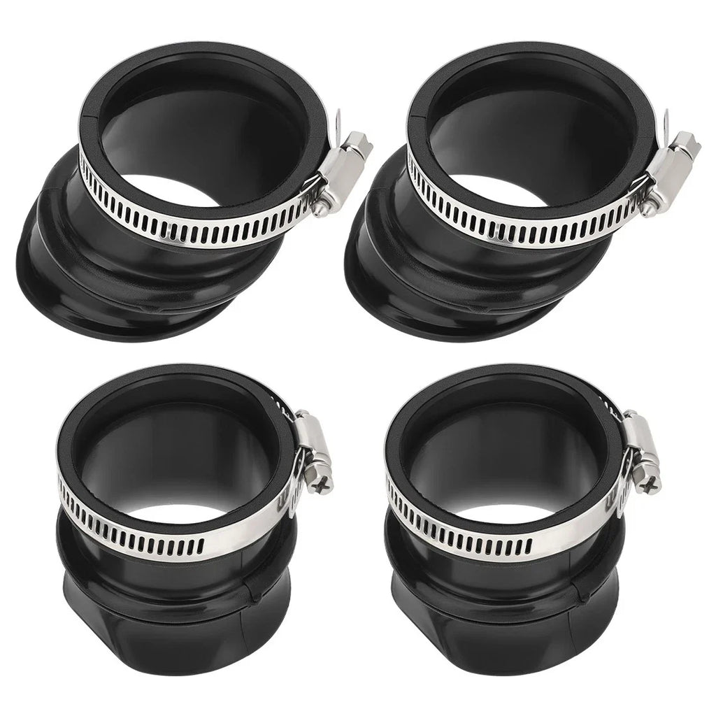 Set of 4 Carburetor Boots and Clamps for Honda CB750F CB750K CB750L CB750C CB750SC
