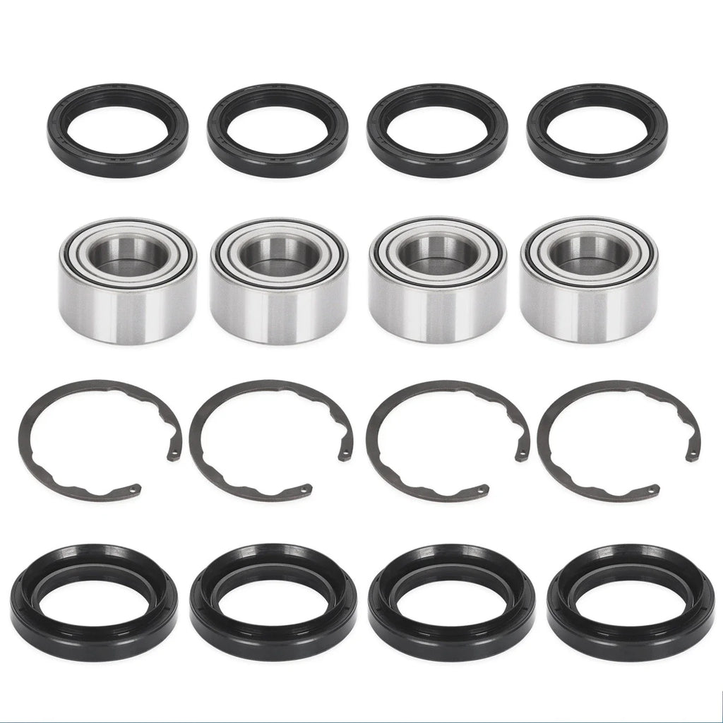 4X Wheel Bearing w/Circlip for Kawasaki Bayou Prairie 300 400 (1990–2004)