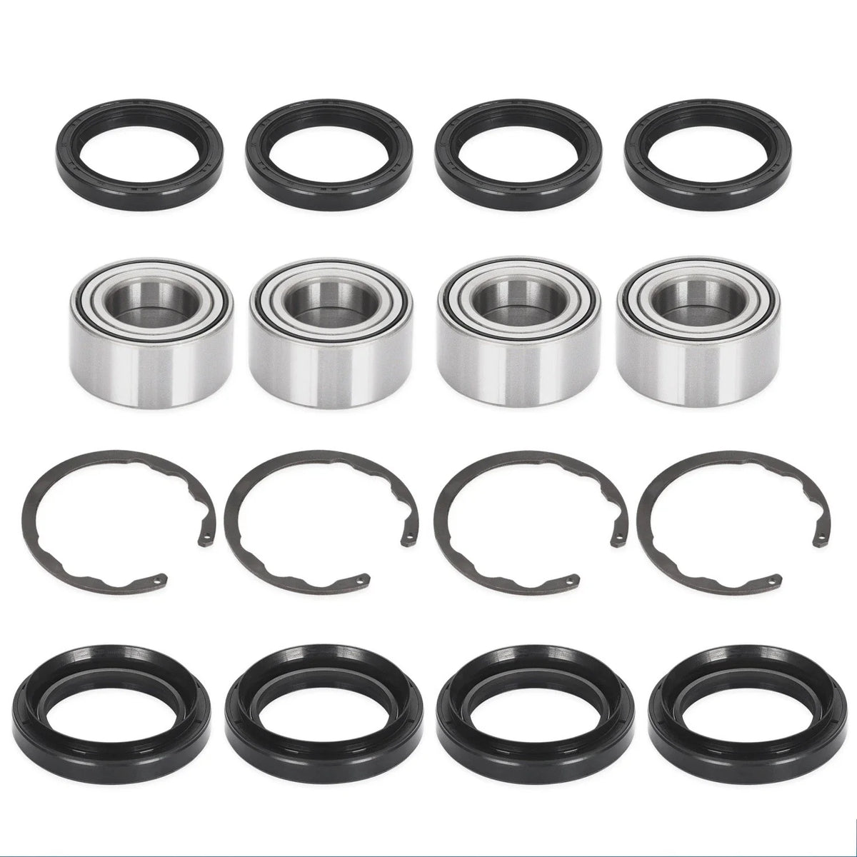 4X Wheel Bearing w/Circlip for Kawasaki Bayou Prairie 300 400 (1990–2004)