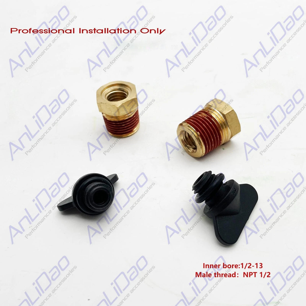 2Pcs Fit Volvo Penta 4.3-8.2L Black Exhaust Manifold Drain Plug Kit 479956 19215