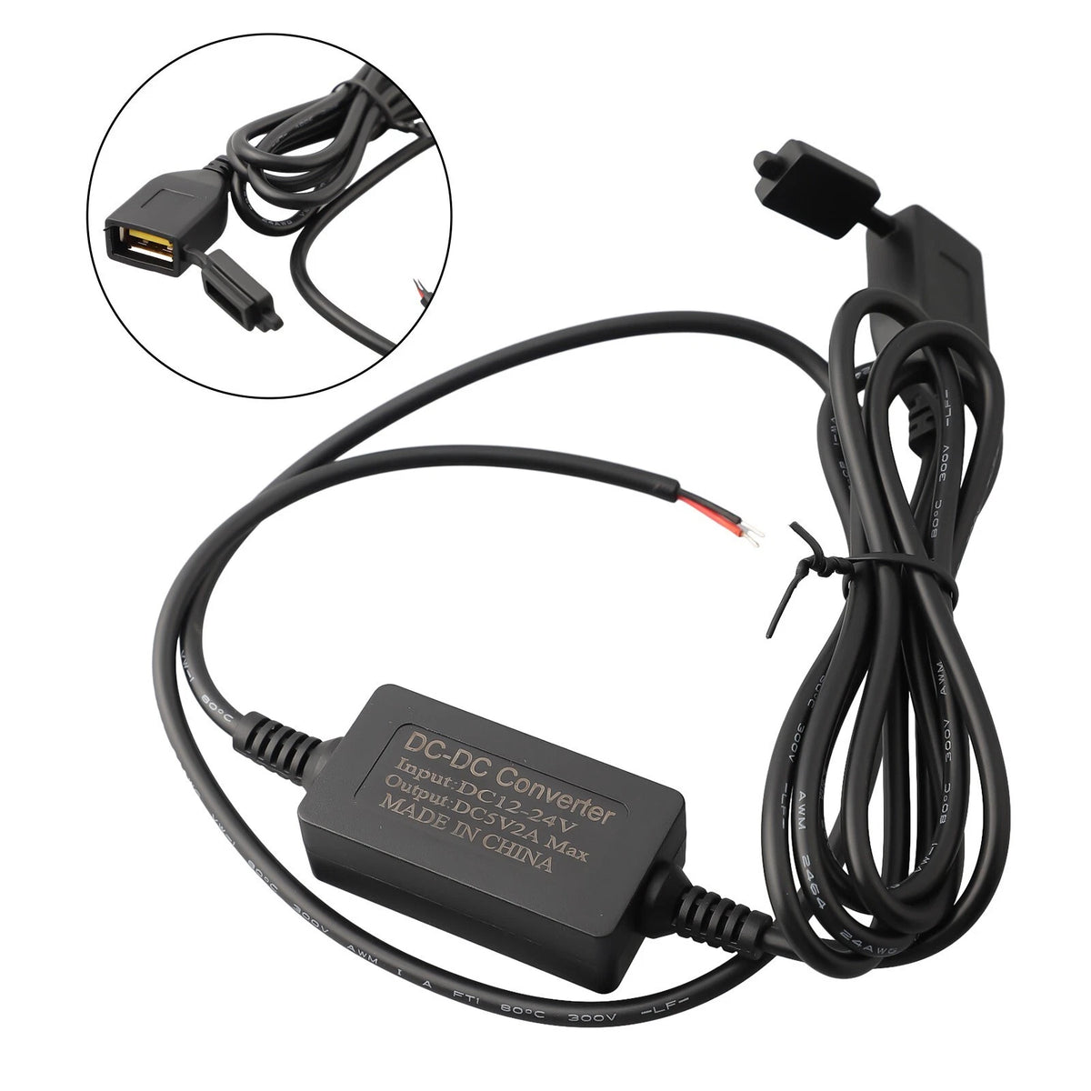Waterproof USB Socket Charger for Motorcycle for SMART Phone GPS