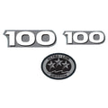 100 HP Horsepower Label Decal Sticker for Yamaha Outboard (4 Stroke)