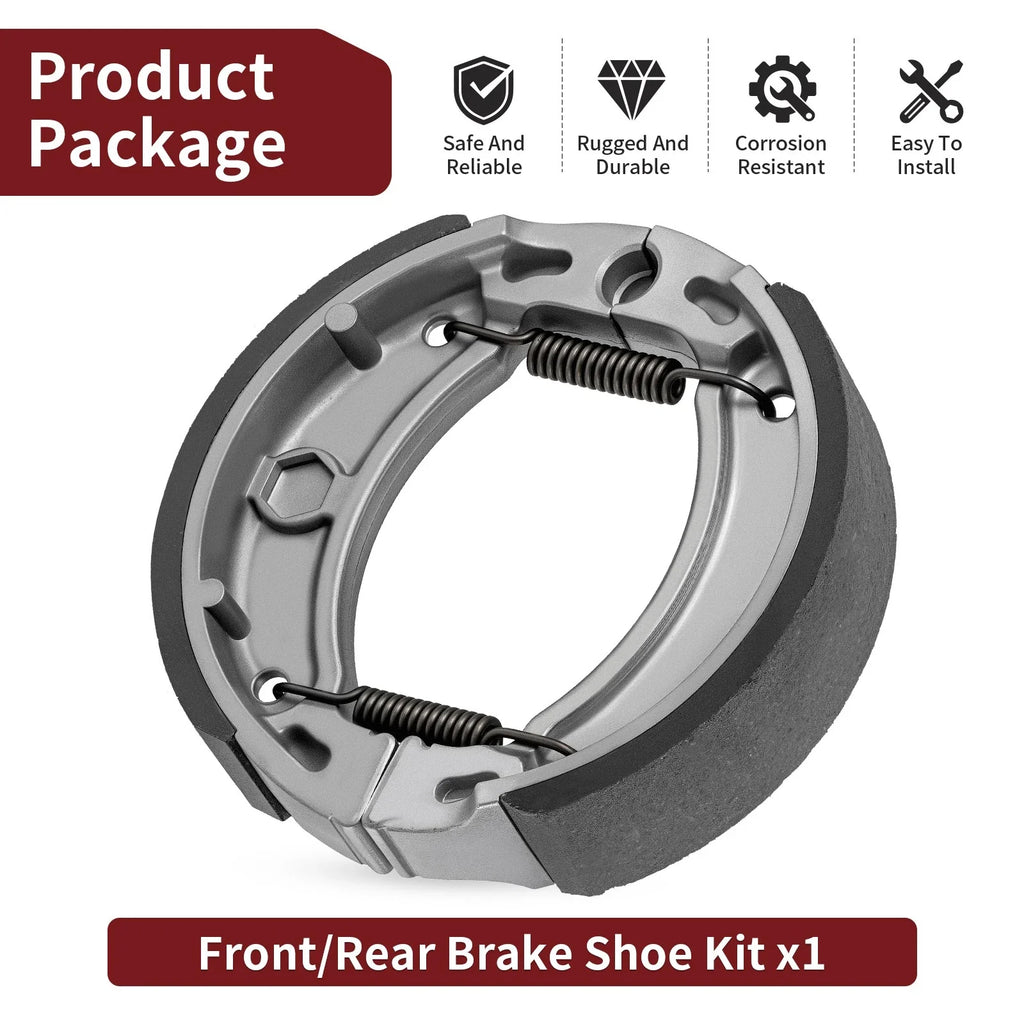 Brake Shoe Set for Yamaha JT1/JT1L JT2/JT2MX RD60 RS100 LB50 LB80 Chappy