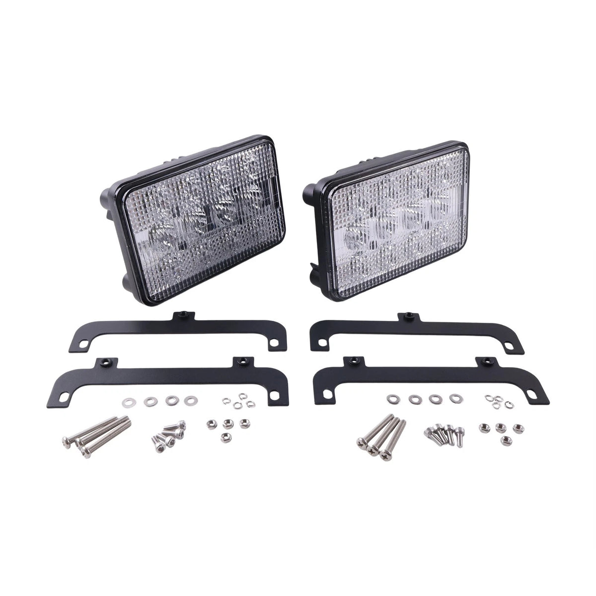 2X LED Headlight 3713799M91 for Agco Allis Chalmers MT535 MT545 MT635 6145 6175